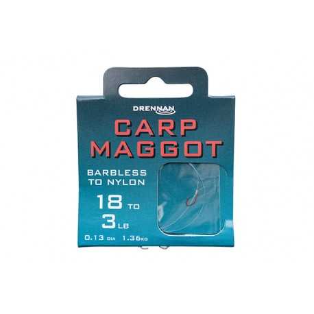 Drennan Carp  Maggot Barbless to Nylon