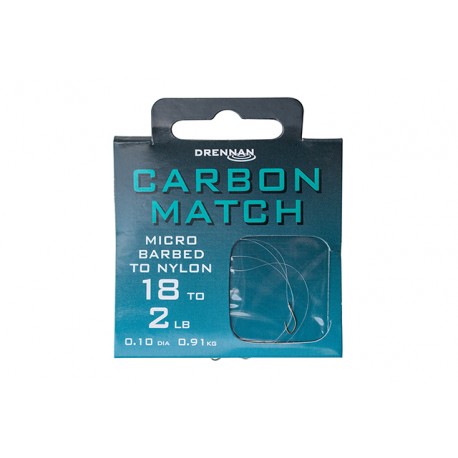 Drennan Carbon Match Barbless to Nylon