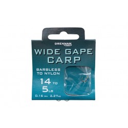 Drennan Wide Gape Carp Barbless to Nylon