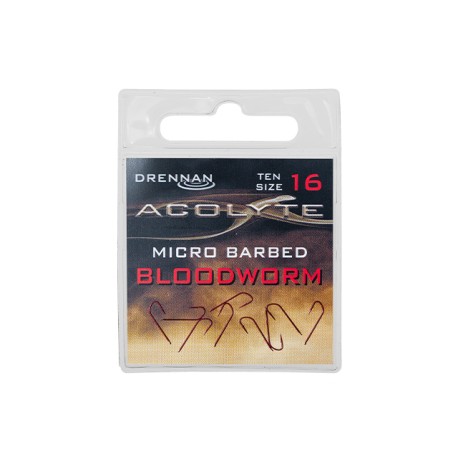 Acolyte Micro Barbed Bloodworm Hooks