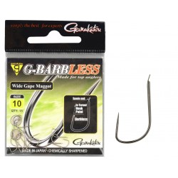 G-Barbless Wide Gape Maggot Spade End 15 Pack