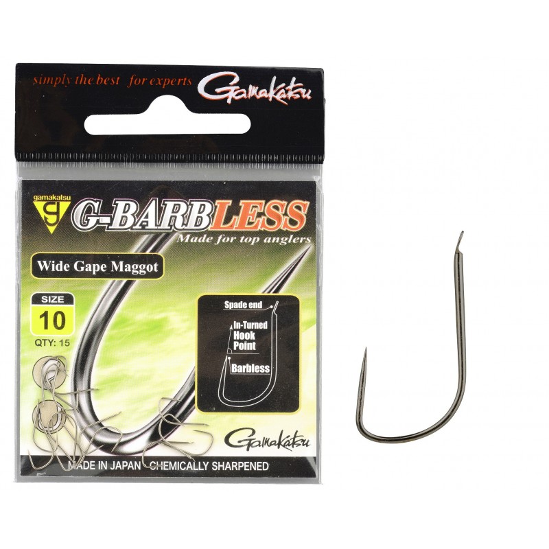  Gamakatsu G-Carp Super Fishing Hook (10 Pack), Bronze