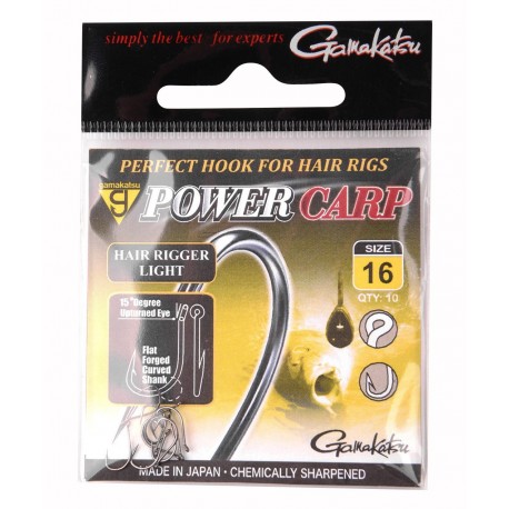 Gamma Hair Rigger Light  Eyed hook barbless 10 pk