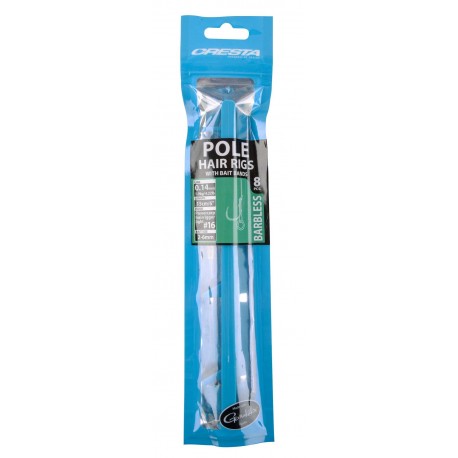 Cresta Ready Tied Pole hair rigs with Band