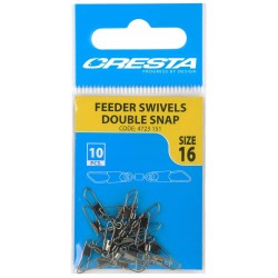 Cresta Feeder Swivels double snap main