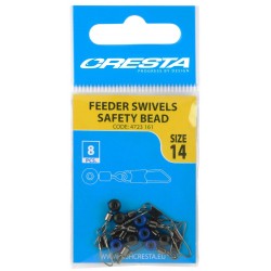 Cresta Feeder Swivels with safety bead main