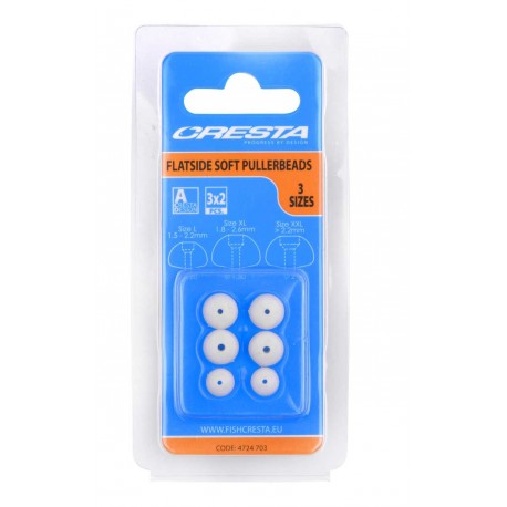 Cresta Flatside Soft Puller beads