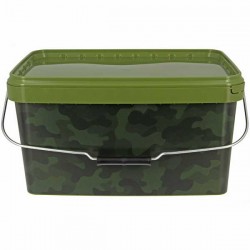 NGT Camo 12.5 Litre Square Bucket